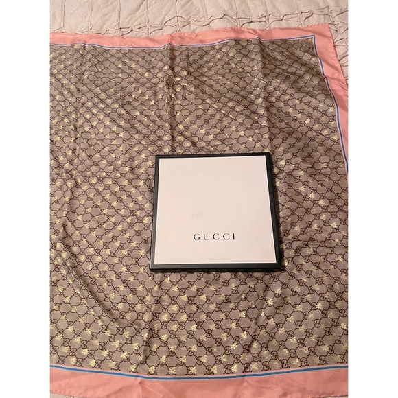Gucci Accessories - GG BEES SILK SCARF